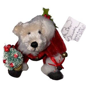 Santa Bear Debi's Bears Mohair Ortega Christmas Holiday